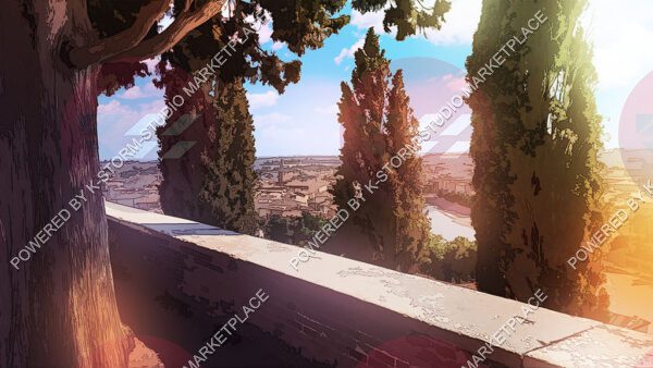 Romeo & Juliet City of Love - Visual Novel backgrounds by Pack 01 by K-Storm-Studio - prev