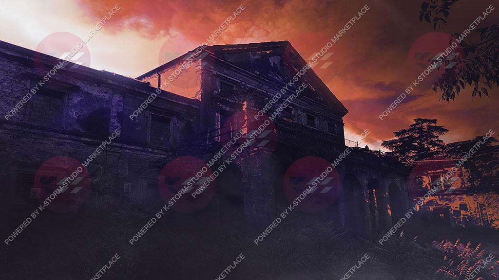 Horror Backgrounds Pack forgotten_building_3 - prev