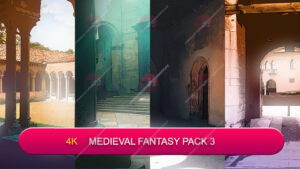 KSS Image Presentation Medieval Fantasy Backgrounds VN - Pack 03