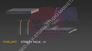 StreetPack 2D free pixel art asset