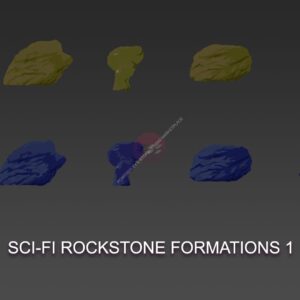 Scifi_Pixelart:Set_3_Rockstones_formation_pack_1