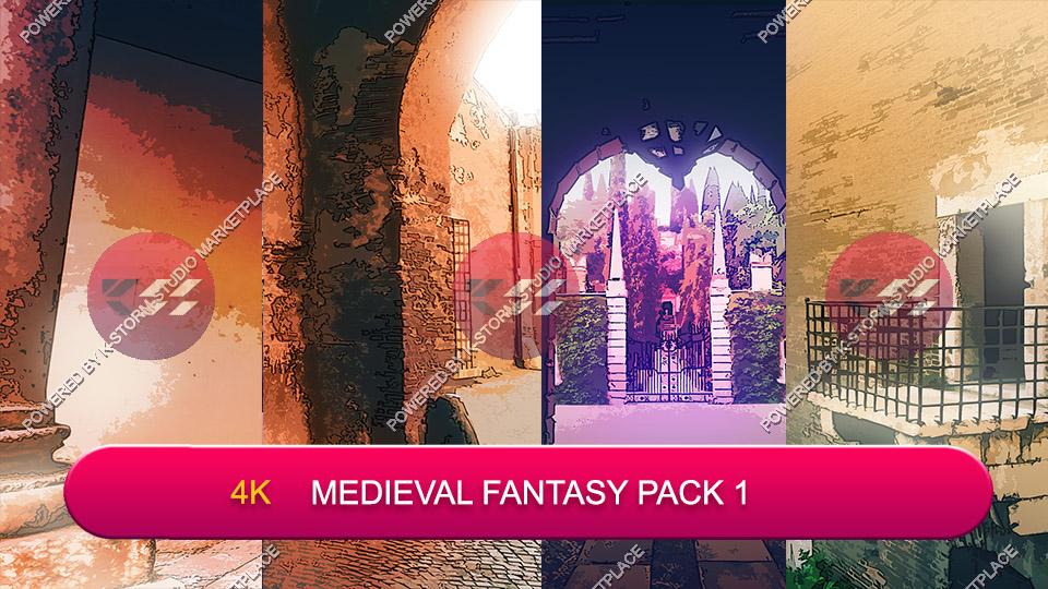 Medieval Fantasy Pack - 01 BN Backgrounds by K Storm Studio