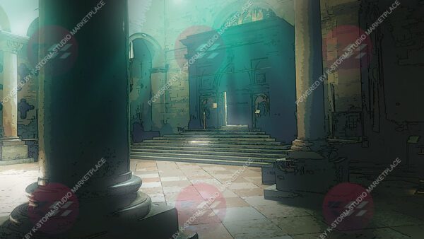 Medieval Fantasy 03 Abbey Columns - K Storm Studio Background prev