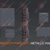 modular wall sprites collection scifi pixelart - set 01