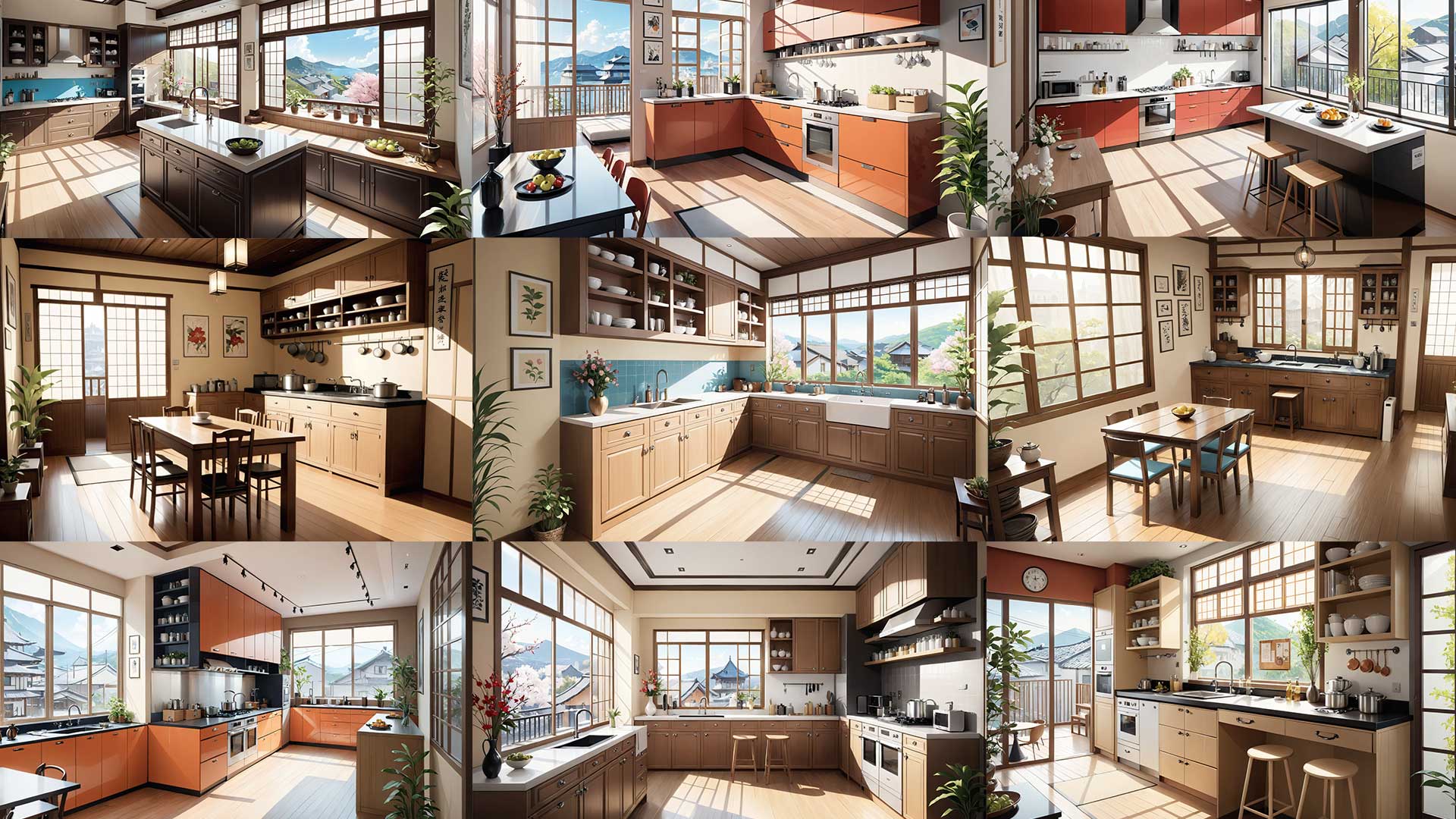 japanese kitchens visual novel backgrounds