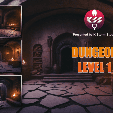 Fantasy Dungeon Backgrounds 1stPack by K Storm Studio Cover Show