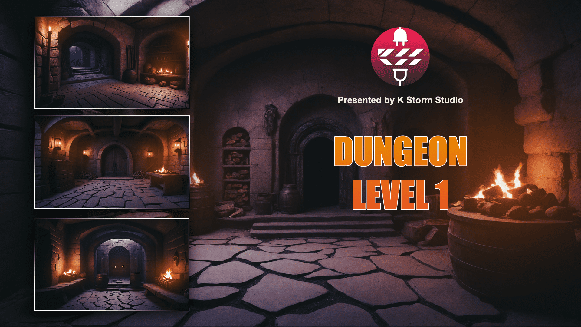 Fantasy Dungeon Backgrounds – FirstLevel – Full HD