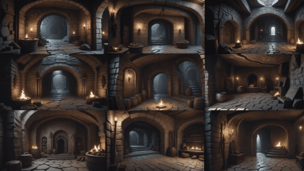 fantasy dungeon background 1st level by k storm studio showcase_02