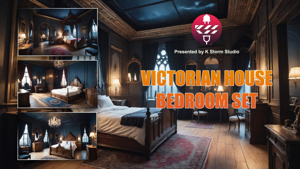 cover showcase victorian house bedroom set