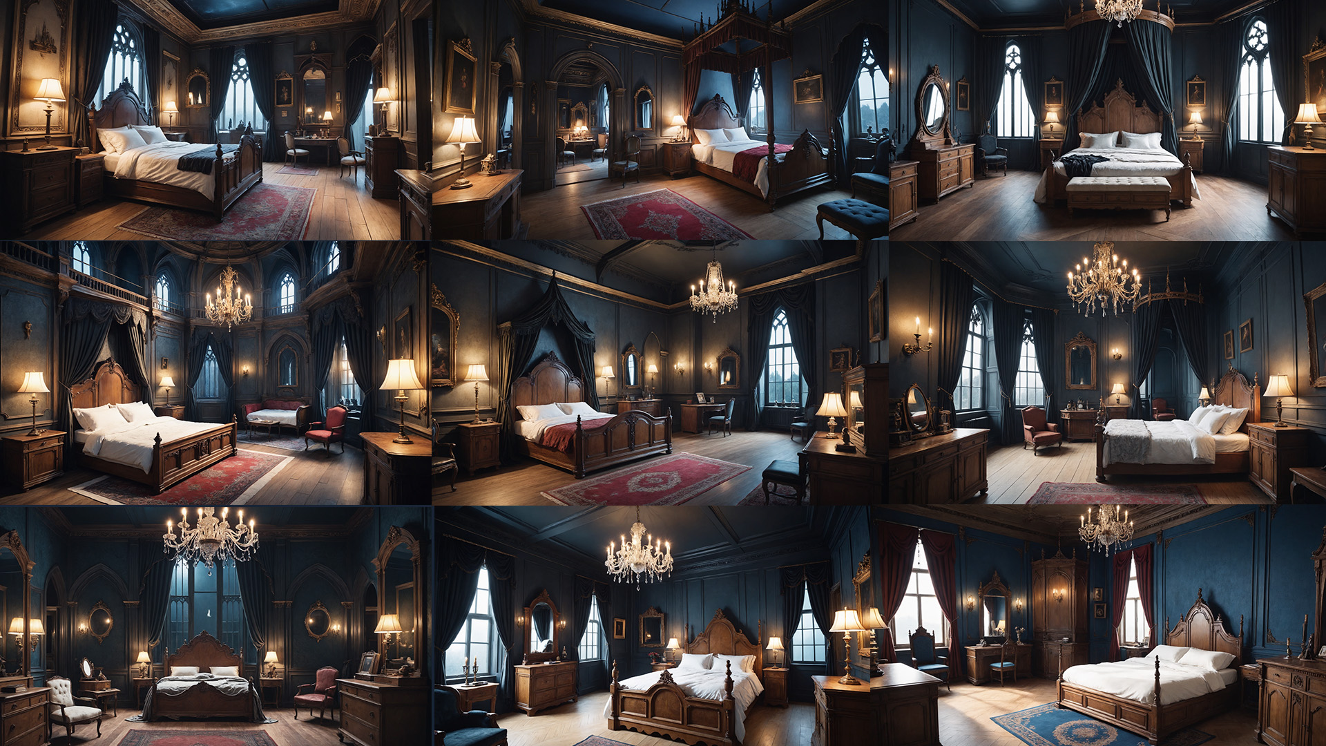 Victorian house bedroom Showcase 1